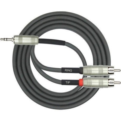 Kirlin LGY364L2MBK 2 Mt Aux Kablo - 1