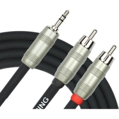 Kirlin LGY364L2MBK 2 Mt Aux Kablo - 2