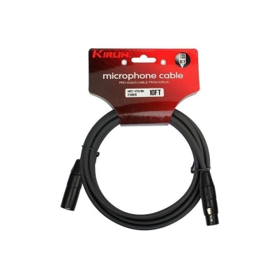 Kirlin MPC4703MBK XLR Mikrofon Kablosu 3 Metre - 4