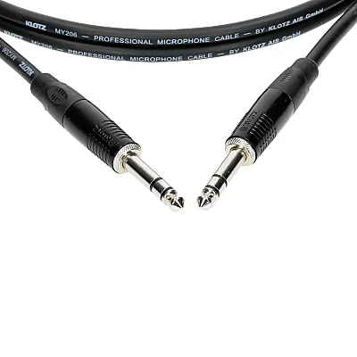 Klotz 3 Metre TRS-TRS Balanced Profesyonel Ses Kablosu - 3