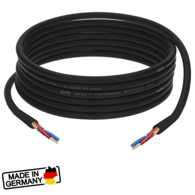 Klotz MY206 Alman Yapımı Balanslı Tam Bakır Stereo Sinyal Kablosu - 7