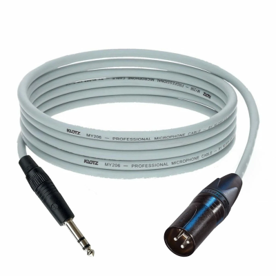 Klotz Neutrik Balanslı XLR Erkek - 1/4'' TRS Jack Hoparlör Kablosu - 4