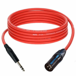 Klotz Neutrik Balanslı XLR Erkek - 1/4'' TRS Jack Hoparlör Kablosu - 6