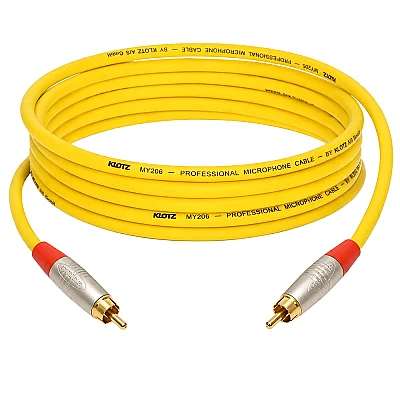 Klotz Neutrik RCA - RCA Bakır SPDIF Ses Sistemi Kablo - 5