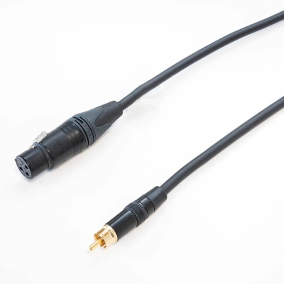 Klotz Neutrik XLR Dişi - RCA Bakır Balanslı Hoparlör Ses Sistemi Kablosu - 6