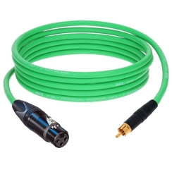 Klotz Neutrik XLR Dişi - RCA Bakır Balanslı Hoparlör Ses Sistemi Kablosu - 4
