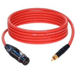 Klotz Neutrik XLR Dişi - RCA Bakır Balanslı Hoparlör Ses Sistemi Kablosu - 5