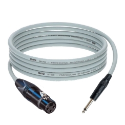 Klotz Neutrik XLR Dişi - TS Mono Jak Ses Sistemi Mikrofon Kablosu - 3