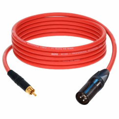 Klotz Neutrik XLR Erkek - RCA Bakır Ses Sistemi Hoparlör Kablo - 4