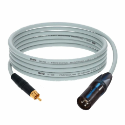 Klotz Neutrik XLR Erkek - RCA Bakır Ses Sistemi Hoparlör Kablo - 2