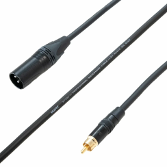 Klotz Neutrik XLR Erkek - RCA Bakır Ses Sistemi Hoparlör Kablo - 6