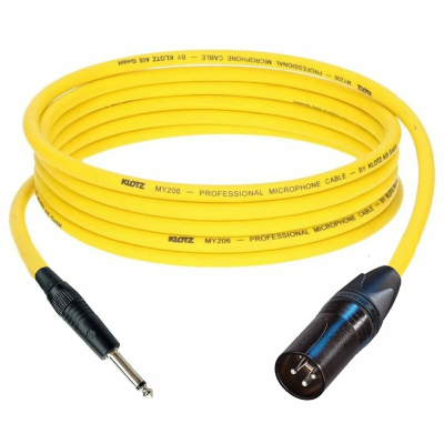 Klotz Neutrik XLR Erkek - TS Mono Jack Ses Sistemi Amfi Kablosu - 2