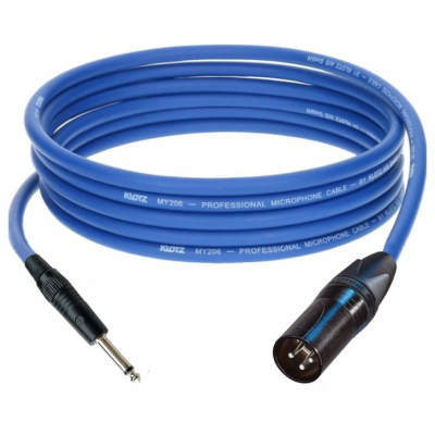 Klotz Neutrik XLR Erkek - TS Mono Jack Ses Sistemi Amfi Kablosu - 7