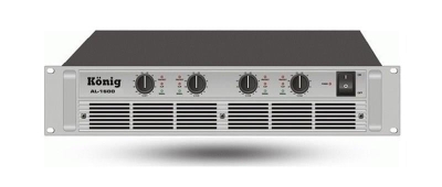 König AL-1600/S 4x300 Watt 4 ohm Power Anfi - 1