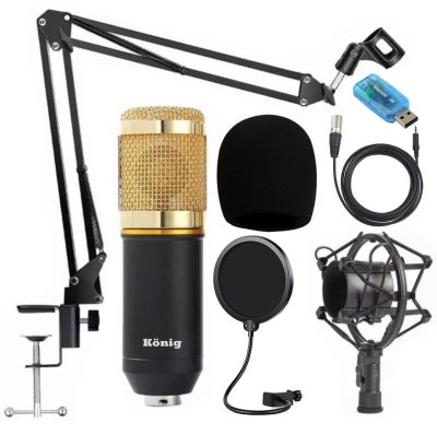 König BM 800 Condenser Mikrofon Yayın Seti - 2