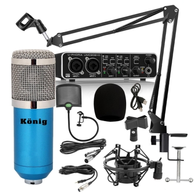 König BM800 Mikrofon Bilgisayar Kayıt Paketi - 3