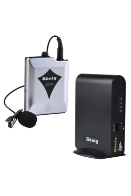 König K-301 Y KABLOSUZ UHF TELSİZ YAKA MİKROFONU - 1