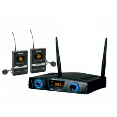 König K-312 2 YAKA UHF TELSİZ MİKROFON - 1