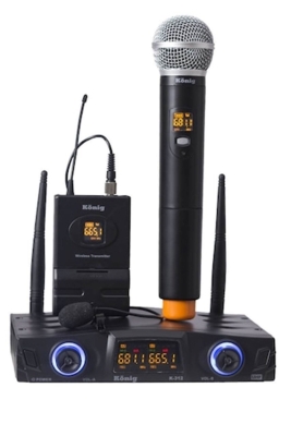 König K 312 EL YAKA UHF TELSİZ MİKROFON - 1