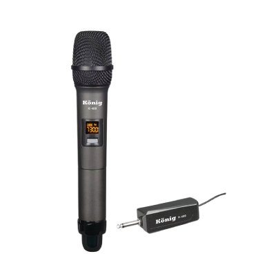 König K-400 UHF Kanal Kablosuz El Mikrofonu - 1