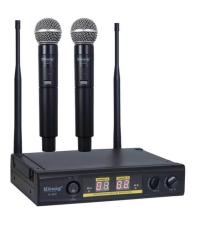 König K-402 Dijital UHF Çift EL Telsiz Kablosuz Mikrofon - König