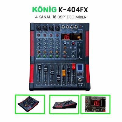 König K-404 FX 4 Kanal Deck Mikser - 1
