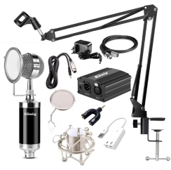 König K-CM 502 Condenser Mikrofon + Phantom Bilgisayar - Telefon Uyumlu Paket - König
