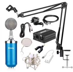 König K-CM 502 Condenser Mikrofon + Phantom Bilgisayar - Telefon Uyumlu Paket - 2