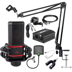 König K-CM 620 Pro Condenser Mikrofon + Phantom Bilgisayar - Telefon Uyumlu Paket - 2