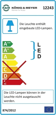 König & Meyer LED FlexLight Dual Stand Işığı (12243-000-55) - 4