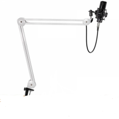 König MS-612 Beyaz Mikrofon Standı - 2