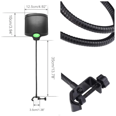 Larkin PF02 Geniş U Pop Filtre - Pop Filter - 6