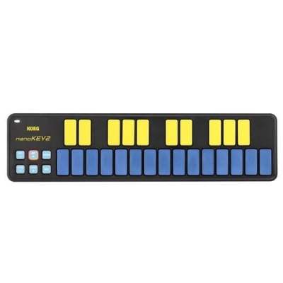 Korg NANOKEY2-BLYL Slim-Line Mavi 25 Tuş Usb Klavye - 1