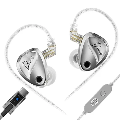 KZ Duonic Gamer Planar Manyetik + Dinamik Hibrit Hi-Fi IEM Kulak İçi Kulaklık - 1