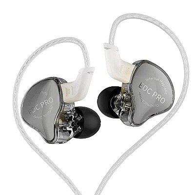 KZ EDC Pro Yüksek Hassasiyetli Dinamik Sürücü Hi-Fi IEM Kulak İçi Kulaklık - 1