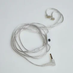 KZ M2 Çift Mikrofonlu Gümüş Kaplama Kulaklık Yükseltme Kablosu (3.5mm) - 3
