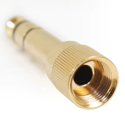 Larkin KB12 3.5mm - 6.35mm Altın Kaplama Stereo Jack Kulaklık Çevirici Adaptör (Vidalı) - 4