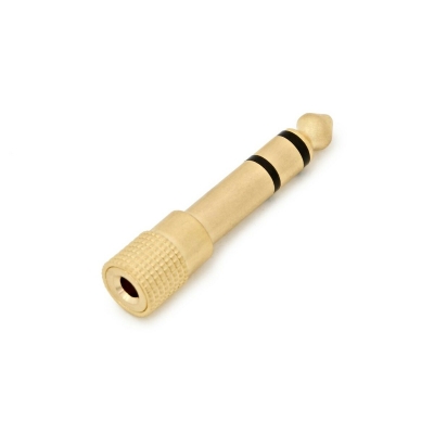 Larkin KB10 3.5mm Jak - 6.35mm Altın Kaplama Stereo Jack Kulaklık Çevirici Adaptör - 1