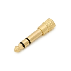 Larkin KB10 3.5mm Jak - 6.35mm Altın Kaplama Stereo Jack Kulaklık Çevirici Adaptör - 2