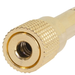 Larkin KB10 3.5mm Jak - 6.35mm Altın Kaplama Stereo Jack Kulaklık Çevirici Adaptör - 3