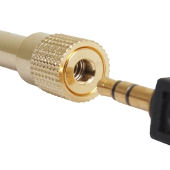 Larkin KB10 3.5mm Jak - 6.35mm Altın Kaplama Stereo Jack Kulaklık Çevirici Adaptör - 4