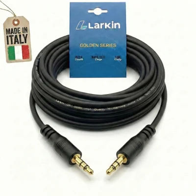 Larkin 3.5mm Stereo Erkek - Erkek AUX Bakır Ses Kablosu - 1