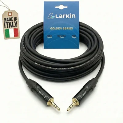 Larkin 3.5mm Jack - 3.5mm Jack Balanslı AUX ve Premium Ses Kablosu - 1