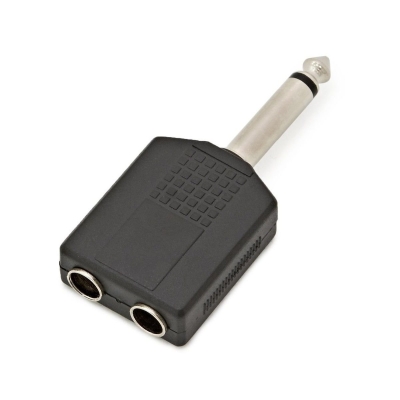 Larkin Çift Dişi Jak - 6.35mm Mono Jack Kulaklık Adaptörü Çevirici - 1