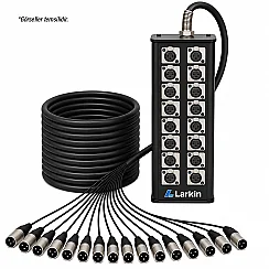 Larkin Stage16-10M 16 Kanal 10 Metre Multicore Kablo Stage Box - Larkin