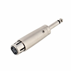 Larkin XLR Dişi - 1/4'' 6.35mm Mono Jack Adaptor Çevirici - 3