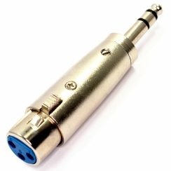 Larkin XLR Dişi - 1/4'' 6.35mm Stereo Jack Adaptor Çevirici - 1