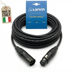 Larkin XLR - XLR Stereo Bakır Balanslı Mikrofon ve Hoparlör Kablosu - Larkin