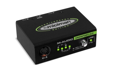 M-Audio Midisport 2x2 - 2-in/2-out USB MIDI Arabirim - 1