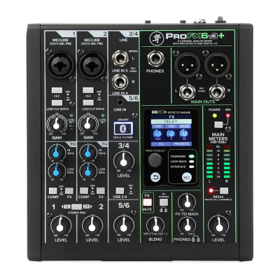Mackie ProFX6v3+ 6 Kanal Analog Mikser - 1